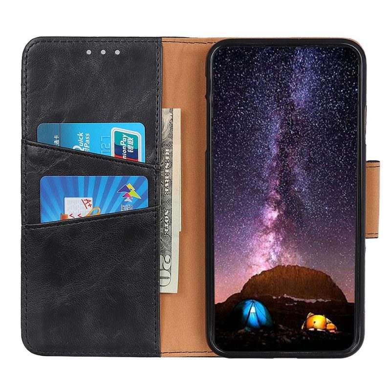 Flip Case Für Moto G200 5G Reversibler Magnetverschluss