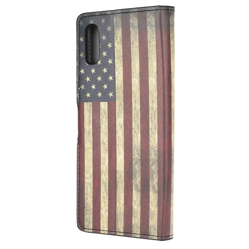 Flip Case Für Xiaomi Redmi 9A Amerikanische Flagge