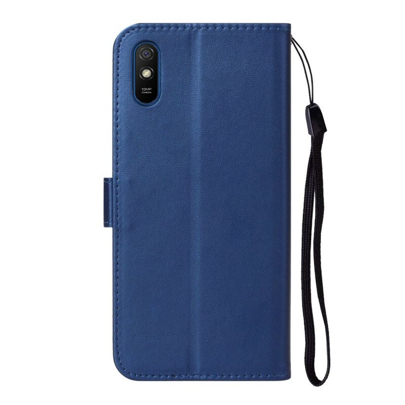 Flip Case Für Xiaomi Redmi 9A Einfarbige Serie