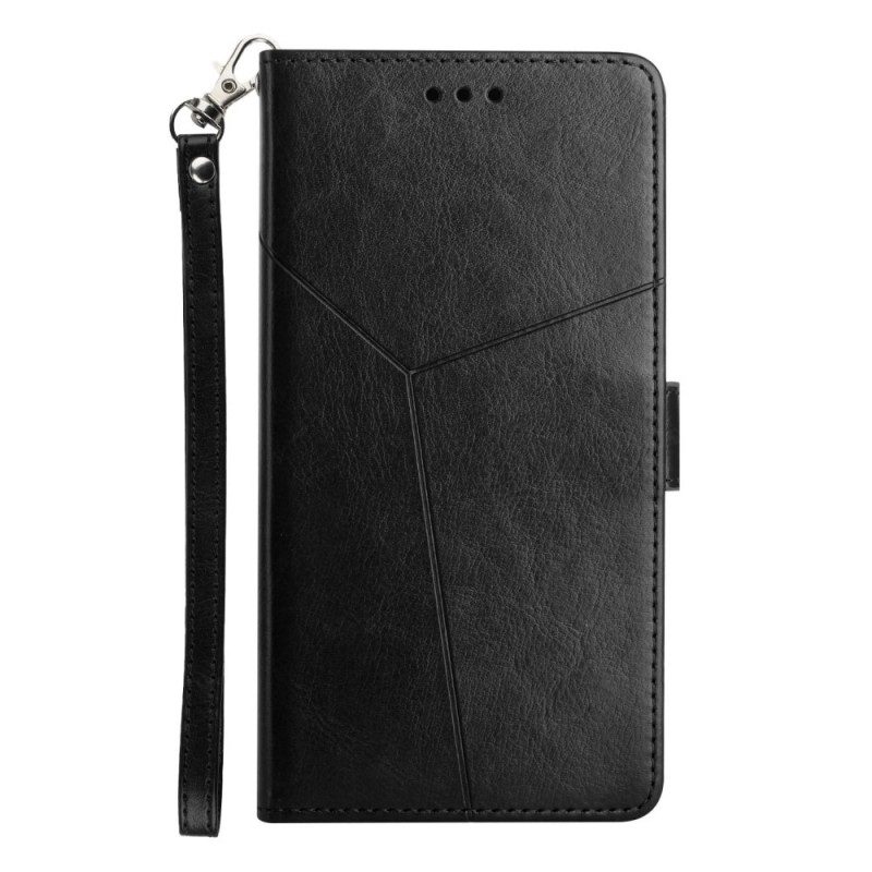 Flip Case Für Xiaomi Redmi 9A Stil Leder Geo Y Design