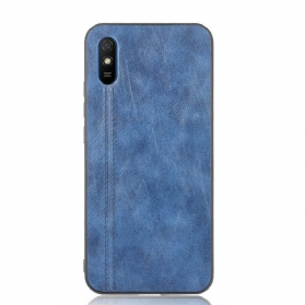 Handyhülle Für Xiaomi Redmi 9A Couture-ledereffekt