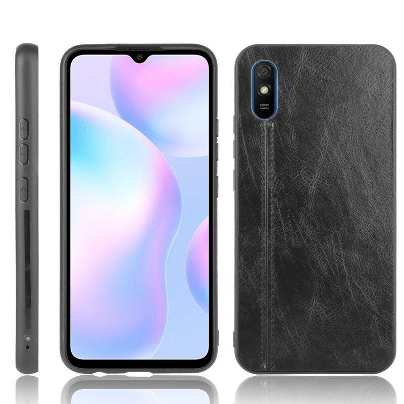 Handyhülle Für Xiaomi Redmi 9A Couture-ledereffekt