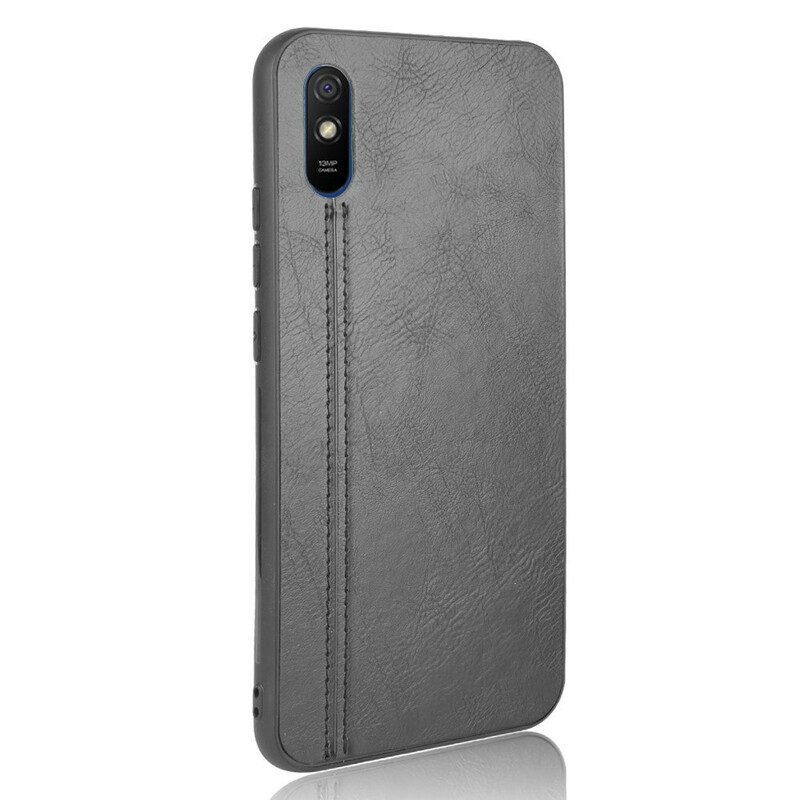 Handyhülle Für Xiaomi Redmi 9A Couture-ledereffekt