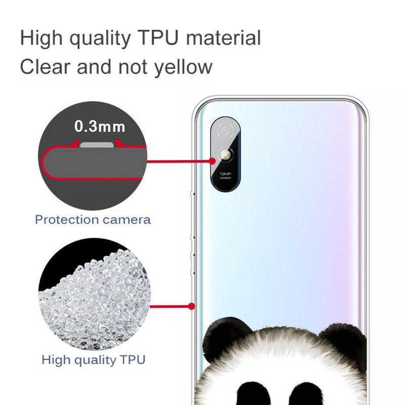 Handyhülle Für Xiaomi Redmi 9A Nahtloser Panda