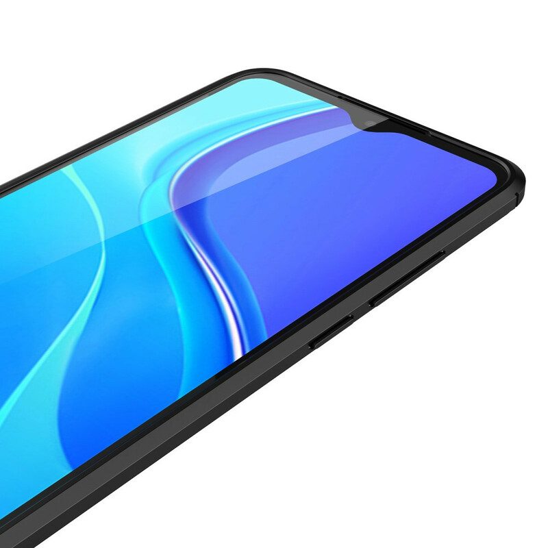 Hülle Für Xiaomi Redmi 9A Doppellinien-litschi-ledereffekt