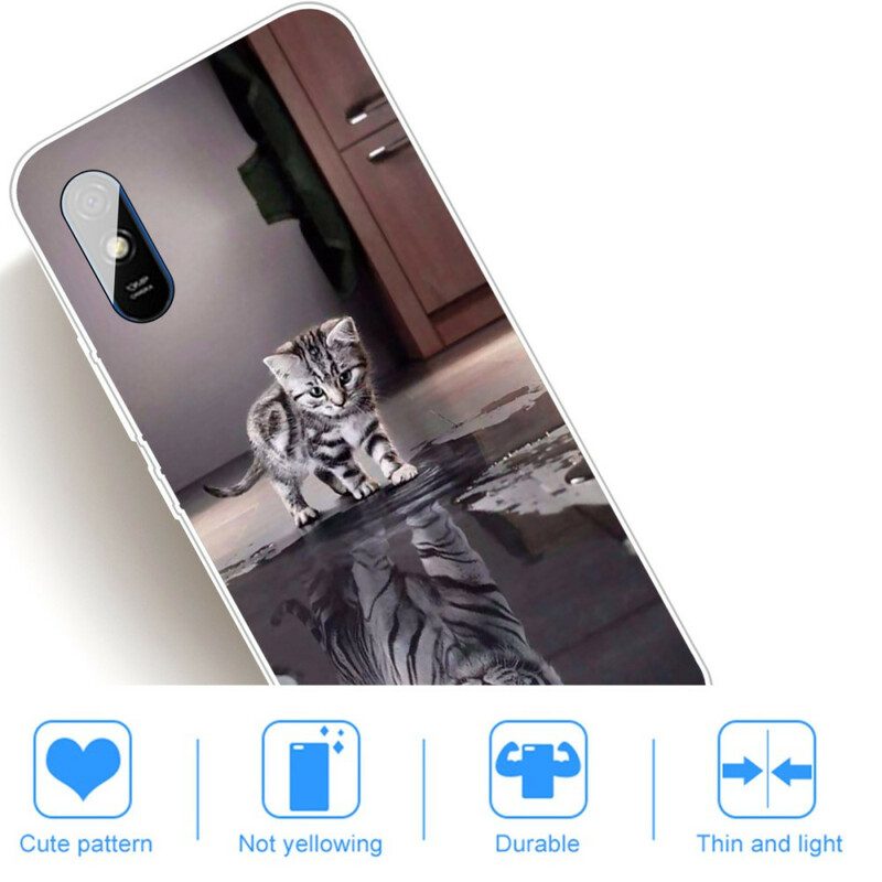 Hülle Für Xiaomi Redmi 9A Ernst Der Tiger