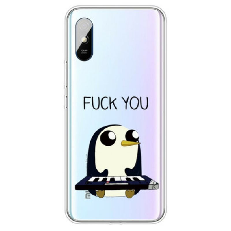 Hülle Für Xiaomi Redmi 9A Pinguin Fick Dich