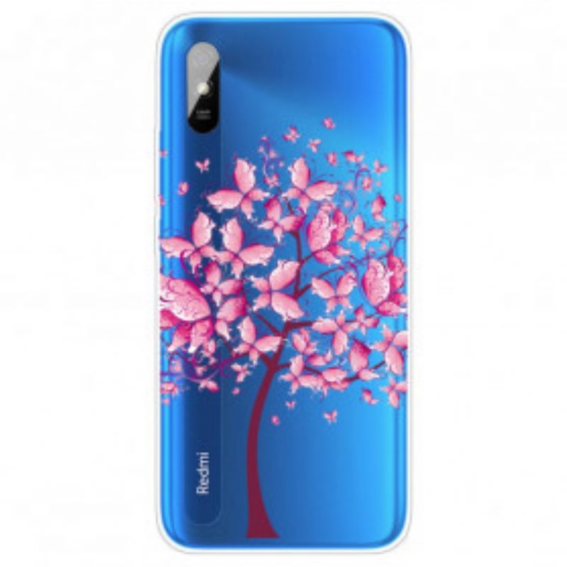 Hülle Für Xiaomi Redmi 9A Rosa Baumkrone