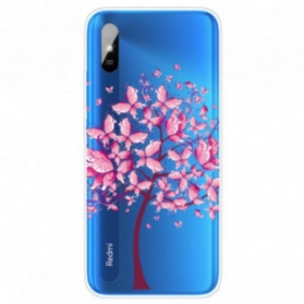 Hülle Für Xiaomi Redmi 9A Rosa Baumkrone