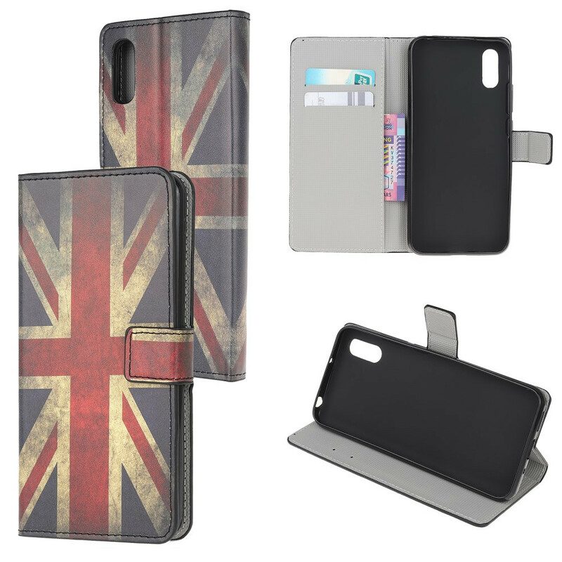 Lederhüllen Für Xiaomi Redmi 9A England-flagge