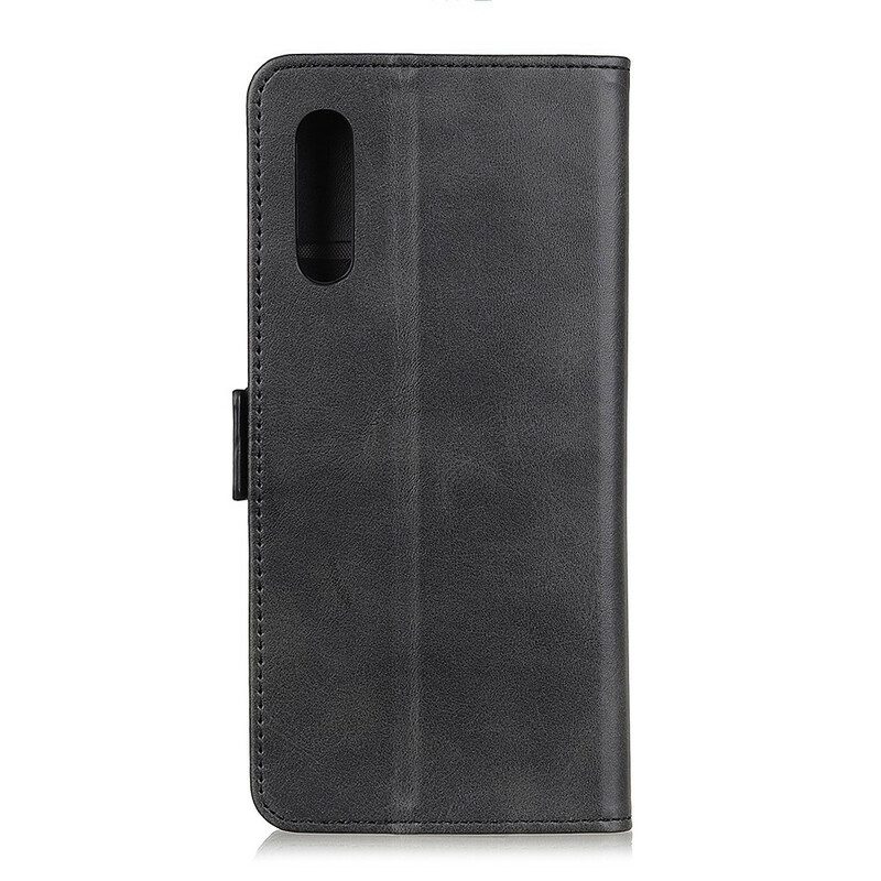 Lederhüllen Für Xiaomi Redmi 9A Flip Case Doppelte Klappe