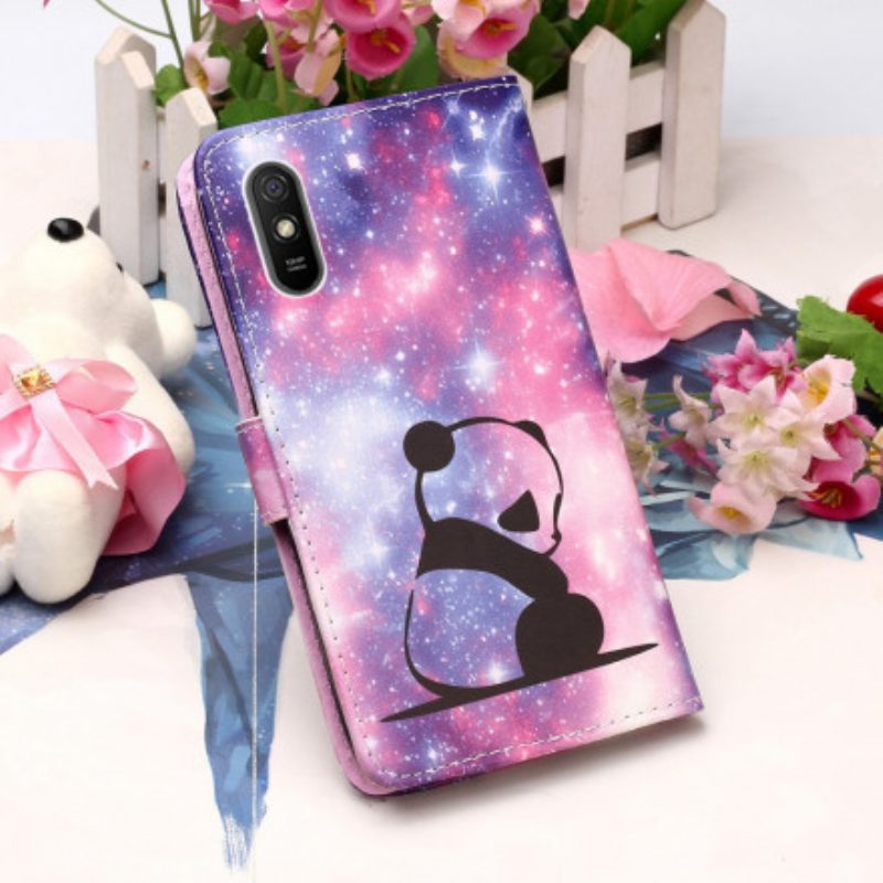 Lederhüllen Für Xiaomi Redmi 9A Mit Kordel Lanyard Panda Musings