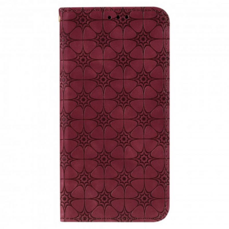 Schutzhülle Für Xiaomi Redmi 9A Flip Case Barocke Blumen