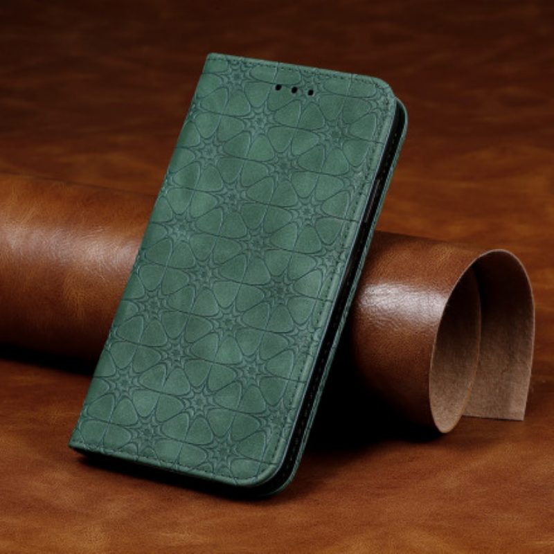 Schutzhülle Für Xiaomi Redmi 9A Flip Case Barocke Blumen