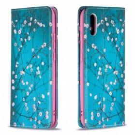 Schutzhülle Für Xiaomi Redmi 9A Flip Case Blühende Zweige