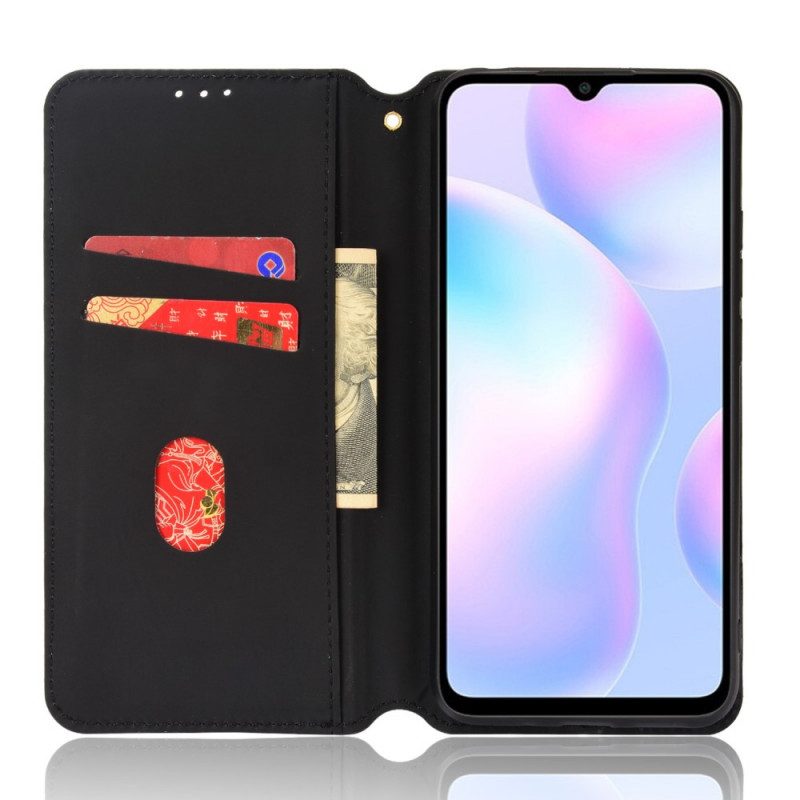 Schutzhülle Für Xiaomi Redmi 9A Flip Case Diamant-ledereffekt