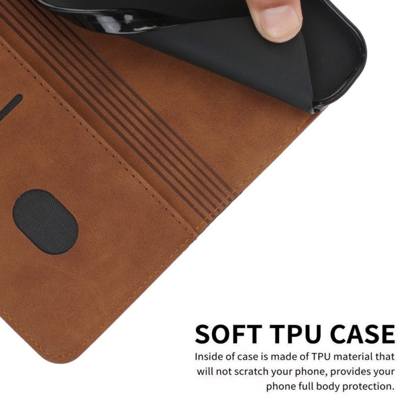 Schutzhülle Für Xiaomi Redmi 9A Flip Case Geo-ledereffekt