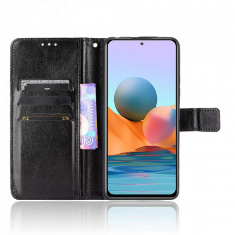 Flip Case Für Xiaomi Redmi Note 10 Pro Auffälliges Kunstleder