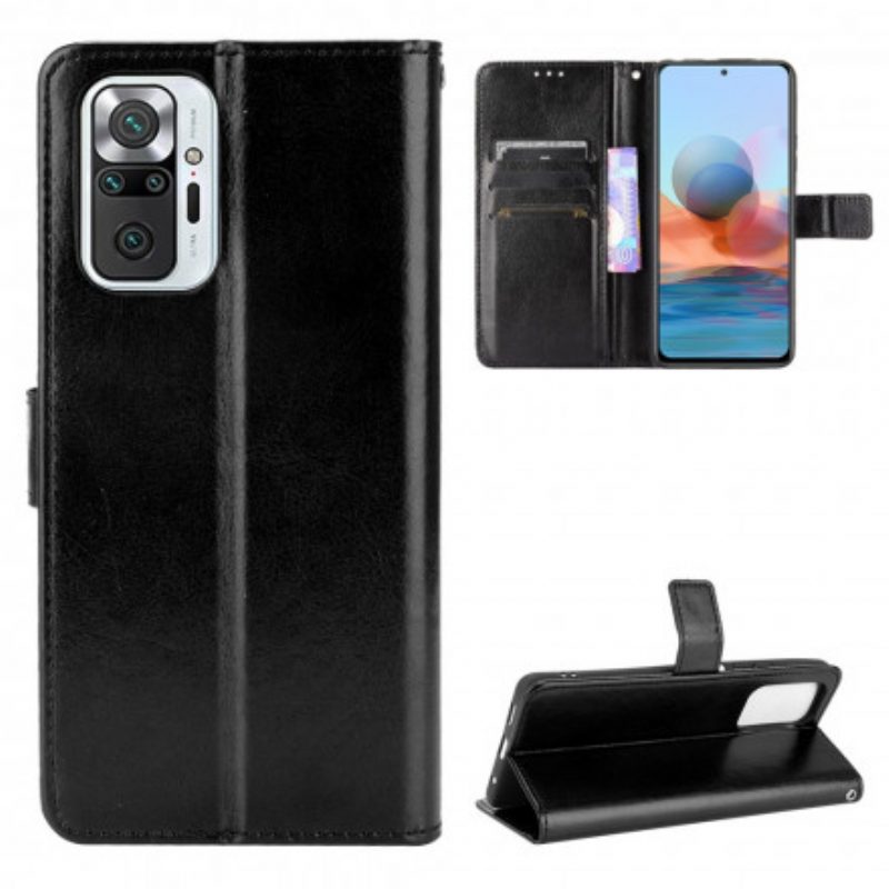 Flip Case Für Xiaomi Redmi Note 10 Pro Auffälliges Kunstleder