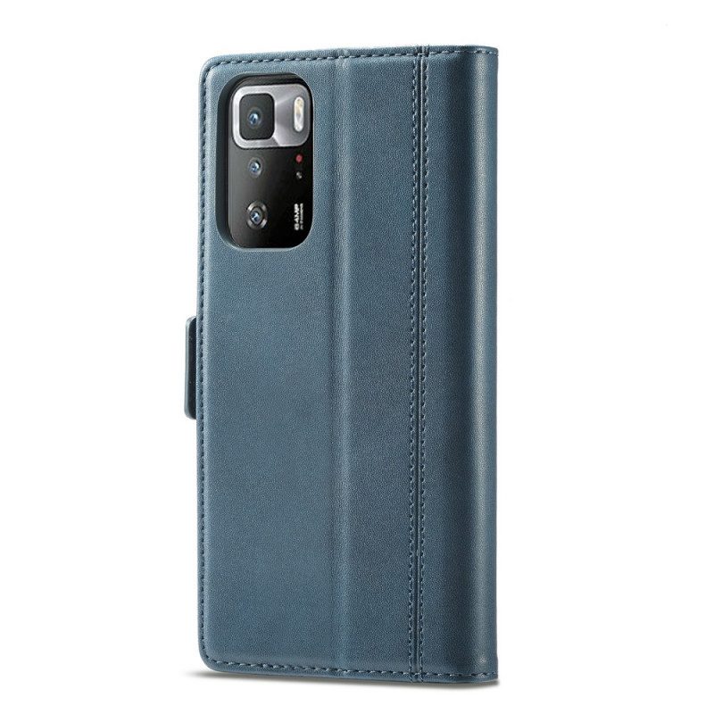 Flip Case Für Xiaomi Redmi Note 10 Pro Doppelverschluss Lc.imeeke