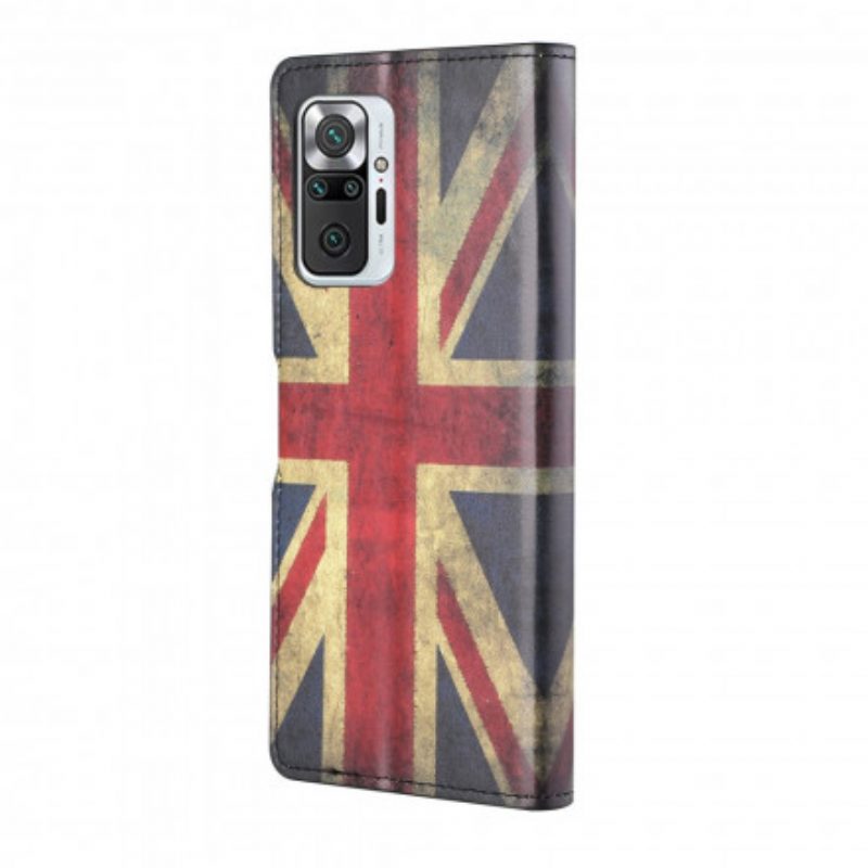 Flip Case Für Xiaomi Redmi Note 10 Pro England-flagge