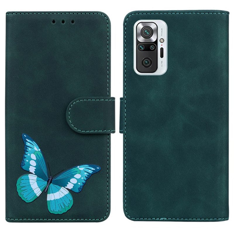 Flip Case Für Xiaomi Redmi Note 10 Pro Hautberührender Schmetterling