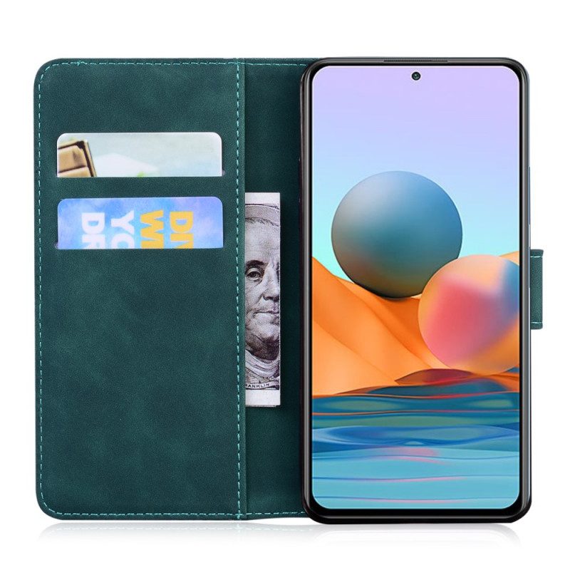 Flip Case Für Xiaomi Redmi Note 10 Pro Hautberührender Schmetterling