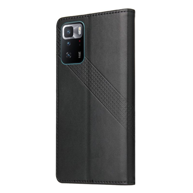 Flip Case Für Xiaomi Redmi Note 10 Pro Ledereffekt Gq.utrobe