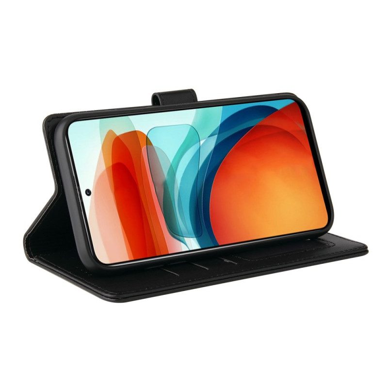 Flip Case Für Xiaomi Redmi Note 10 Pro Ledereffekt Gq.utrobe