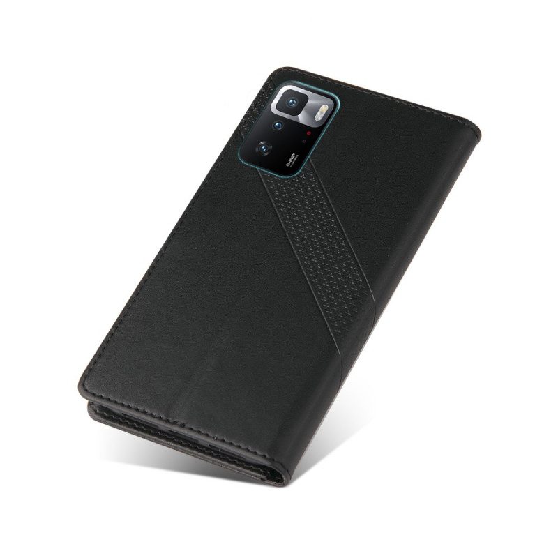 Flip Case Für Xiaomi Redmi Note 10 Pro Ledereffekt Gq.utrobe