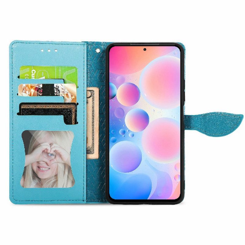 Flip Case Für Xiaomi Redmi Note 10 Pro Stammesblätter