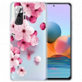 Handyhülle Für Xiaomi Redmi Note 10 Pro Kleine Rosa Blumen