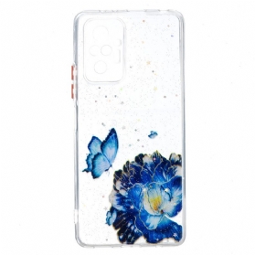 Hülle Für Xiaomi Redmi Note 10 Pro Blumen-schmetterlings-hybride