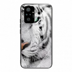 Hülle Für Xiaomi Redmi Note 10 Pro Tiger-gehärtetes Glas