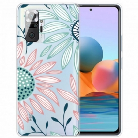 Hülle Für Xiaomi Redmi Note 10 Pro Transparente Eine Blume