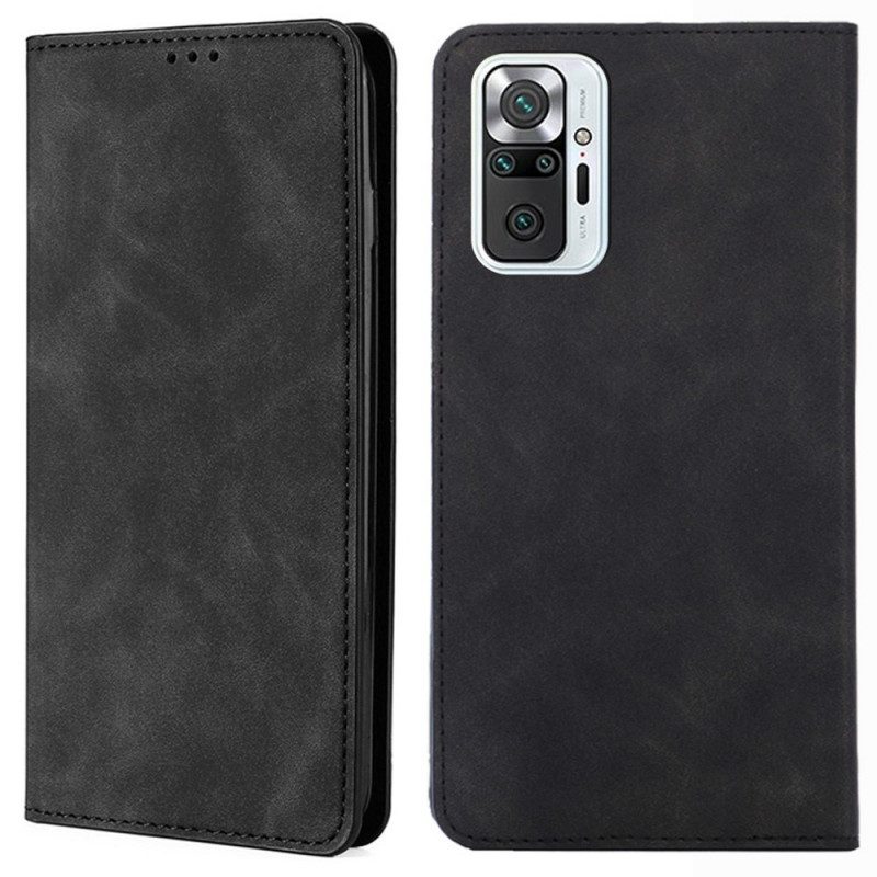 Schutzhülle Für Xiaomi Redmi Note 10 Pro Flip Case Klassischer Skin-touch