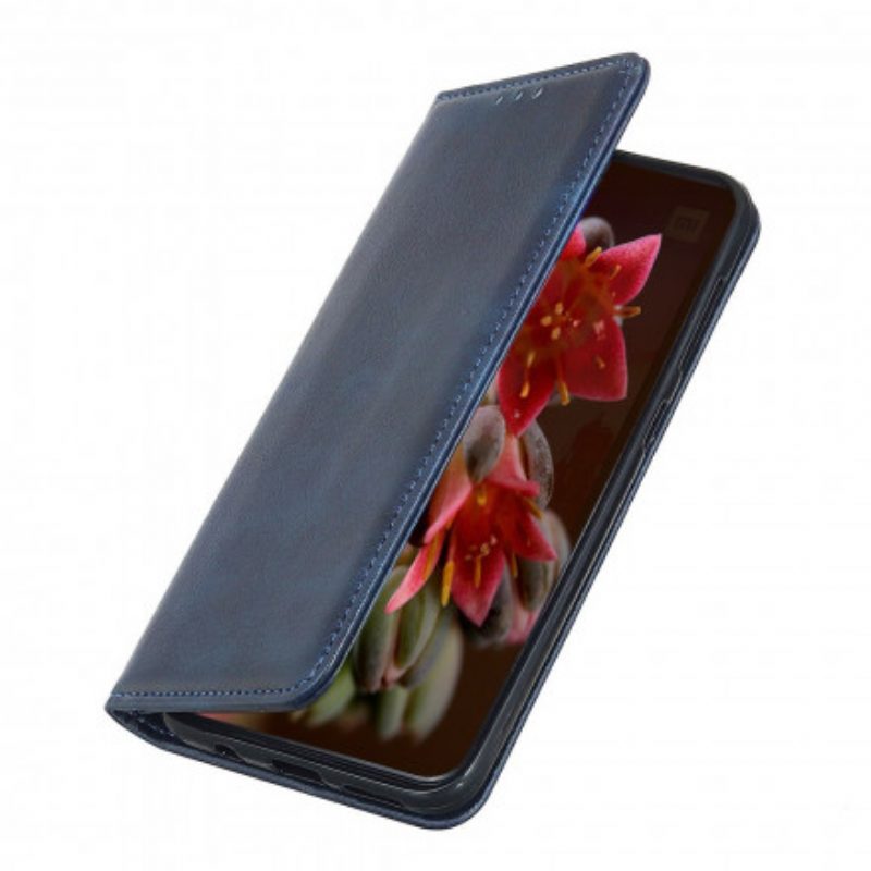 Schutzhülle Für Xiaomi Redmi Note 10 Pro Flip Case Litschi-spaltleder