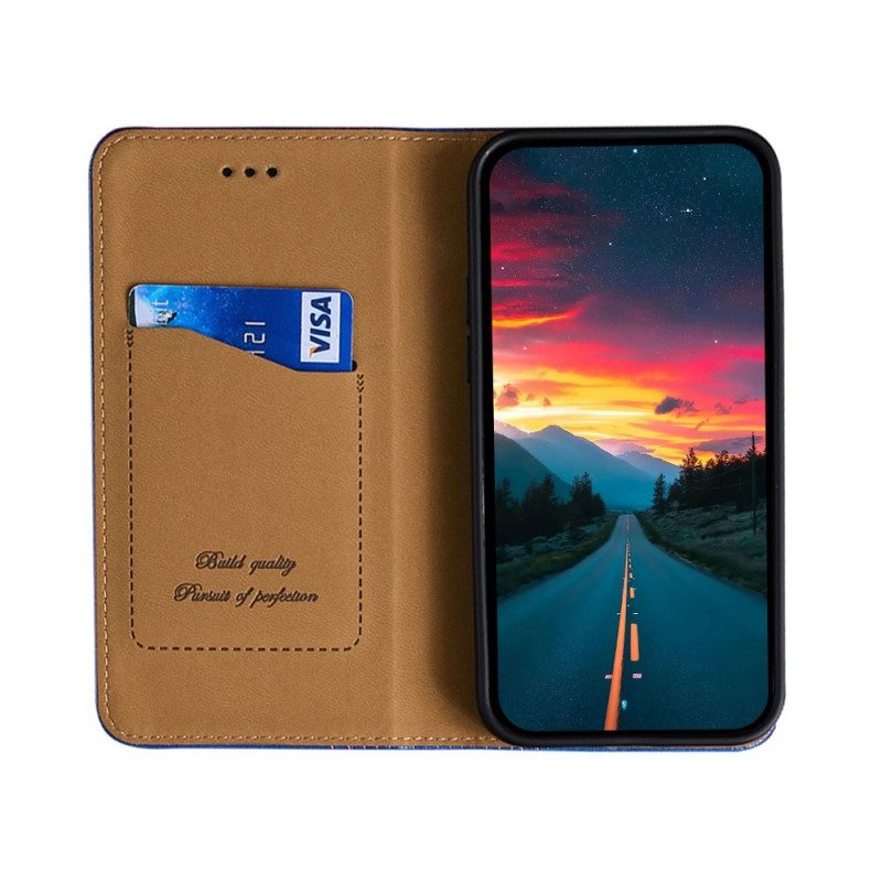 Schutzhülle Für Xiaomi Redmi Note 10 Pro Flip Case Nähte Aus Litschi-spaltleder