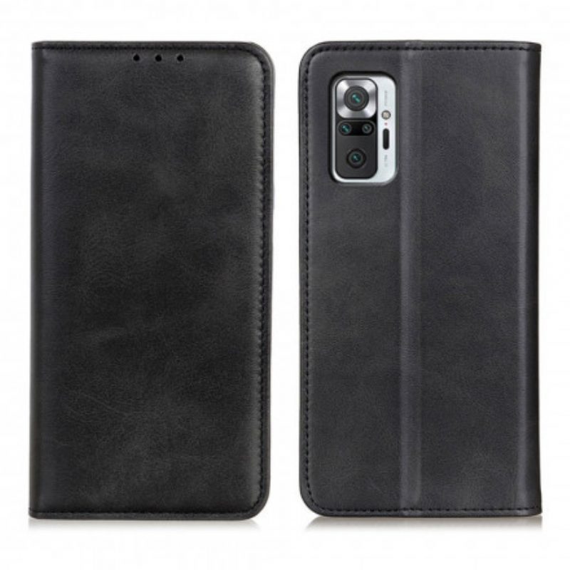 Schutzhülle Für Xiaomi Redmi Note 10 Pro Flip Case Spaltleder