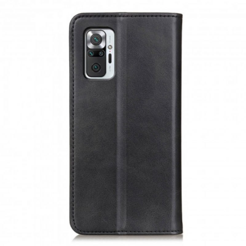 Schutzhülle Für Xiaomi Redmi Note 10 Pro Flip Case Spaltleder