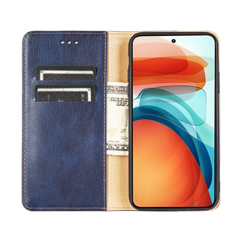 Schutzhülle Für Xiaomi Redmi Note 10 Pro Flip Case Vintage-lederstil