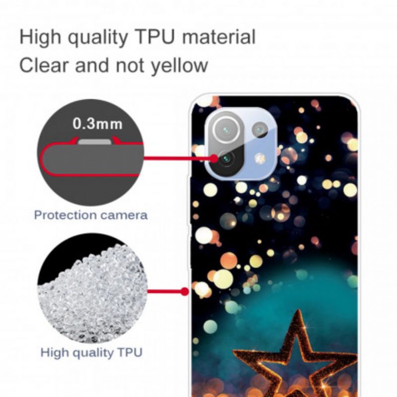 Hülle Für Xiaomi Mi 11 Pro Flexibler Stern