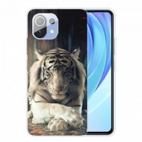 Hülle Für Xiaomi Mi 11 Pro Flexibler Tiger