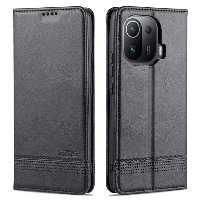 Schutzhülle Für Xiaomi Mi 11 Pro Flip Case Azns Leder-styling