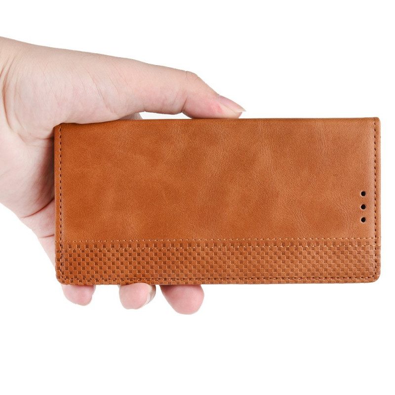 Schutzhülle Für Xiaomi Mi 11 Pro Flip Case Stilisierter Vintage-ledereffekt