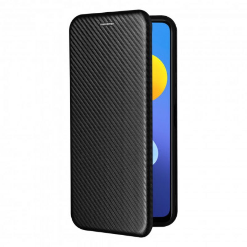 Schutzhülle Für Vivo Y72 5G Flip Case Farbiges Carbon-silikon