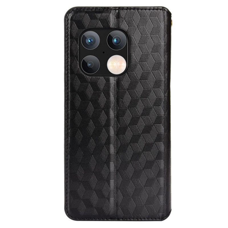 Schutzhülle Für OnePlus 10 Pro 5G Flip Case Diamant-ledereffekt