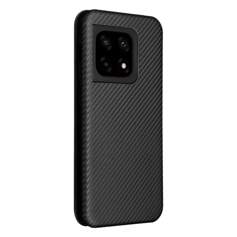 Schutzhülle Für OnePlus 10 Pro 5G Flip Case Kohlefaser