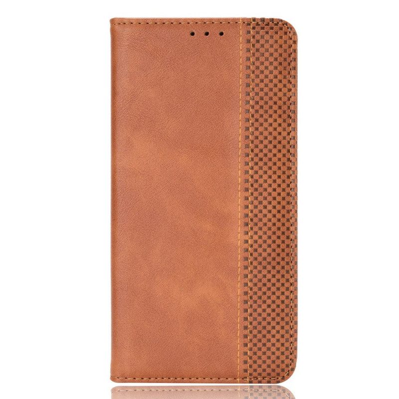 Schutzhülle Für OnePlus 10 Pro 5G Flip Case Stilisierter Vintage-ledereffekt