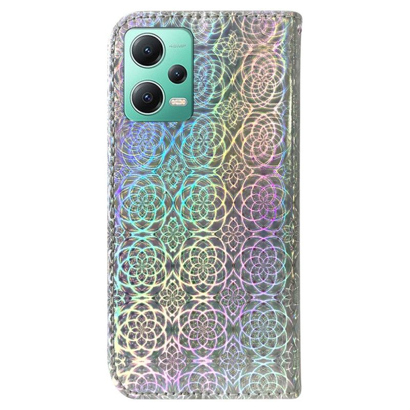 Flip Case Für Poco X5 5G Disco-stil